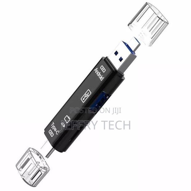Multifunction 5in1 TF USB to Micro USB Type-C Card Reade - main view