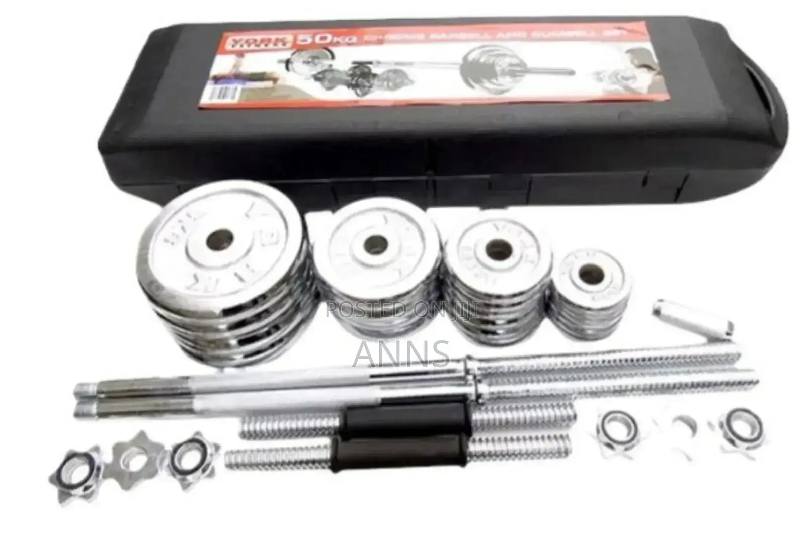 50kgs York Adjustable Dumbells Set