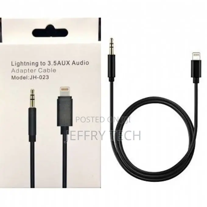 Lightning to 3.5mm Male Aux Cable Headphone Jack