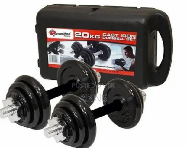 Chrome 20kgs Set Dumbell Set
