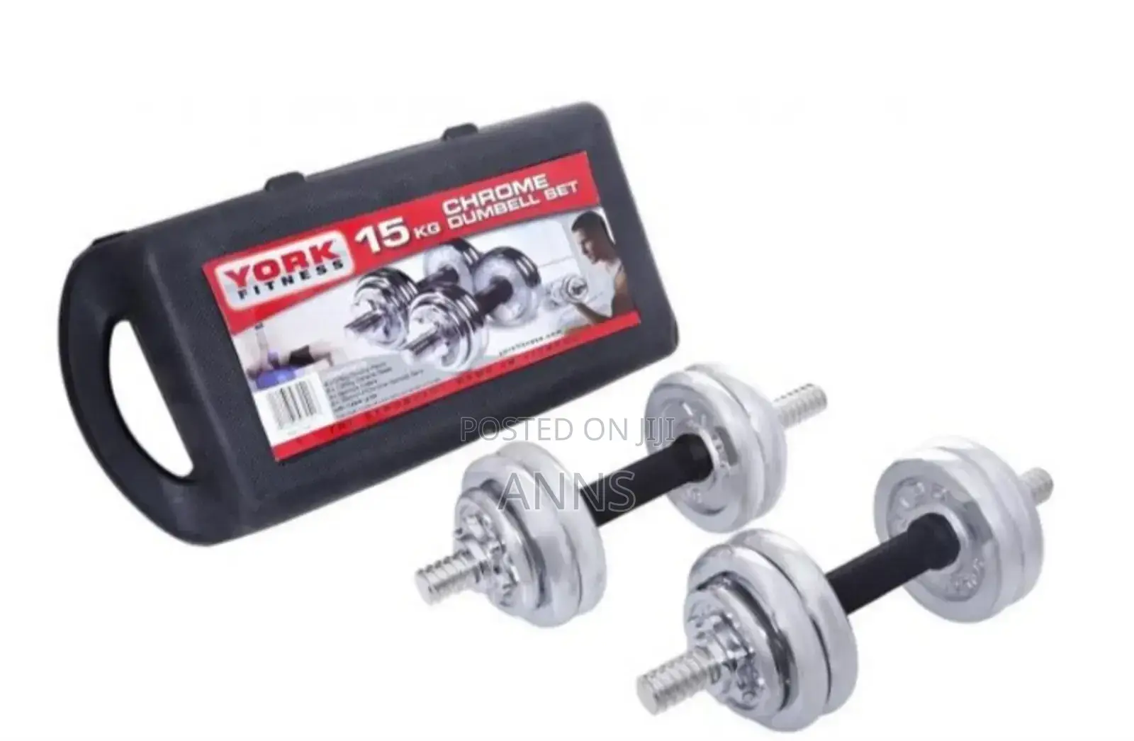 Chrome 15kgs Adjustable Dumbells
