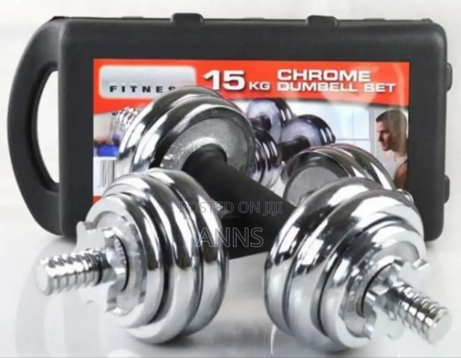 Adjustable 15kgs Best Dumbells Set With Case