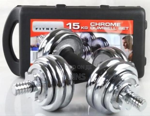 Adjustable 15kgs Best Dumbells Set With Case