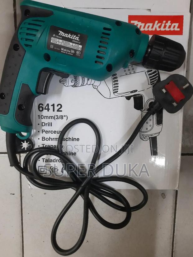 Makita 10 Mm 3⁄8 " Inch Drill. Japan.550 W 6412 Corded