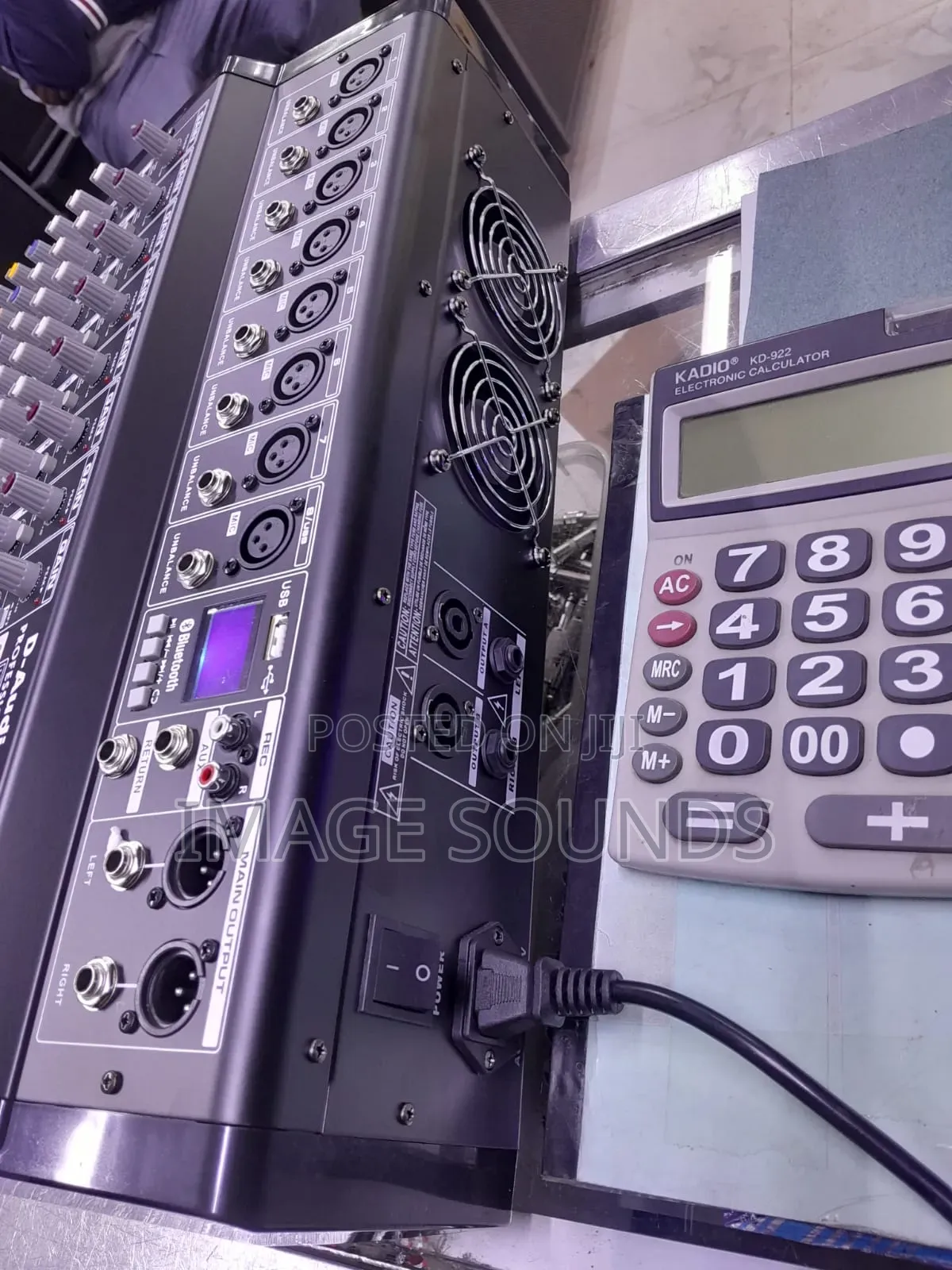 Powered Mixer PMX 808, 8ch Powered 8 (Bluetooth Usb)