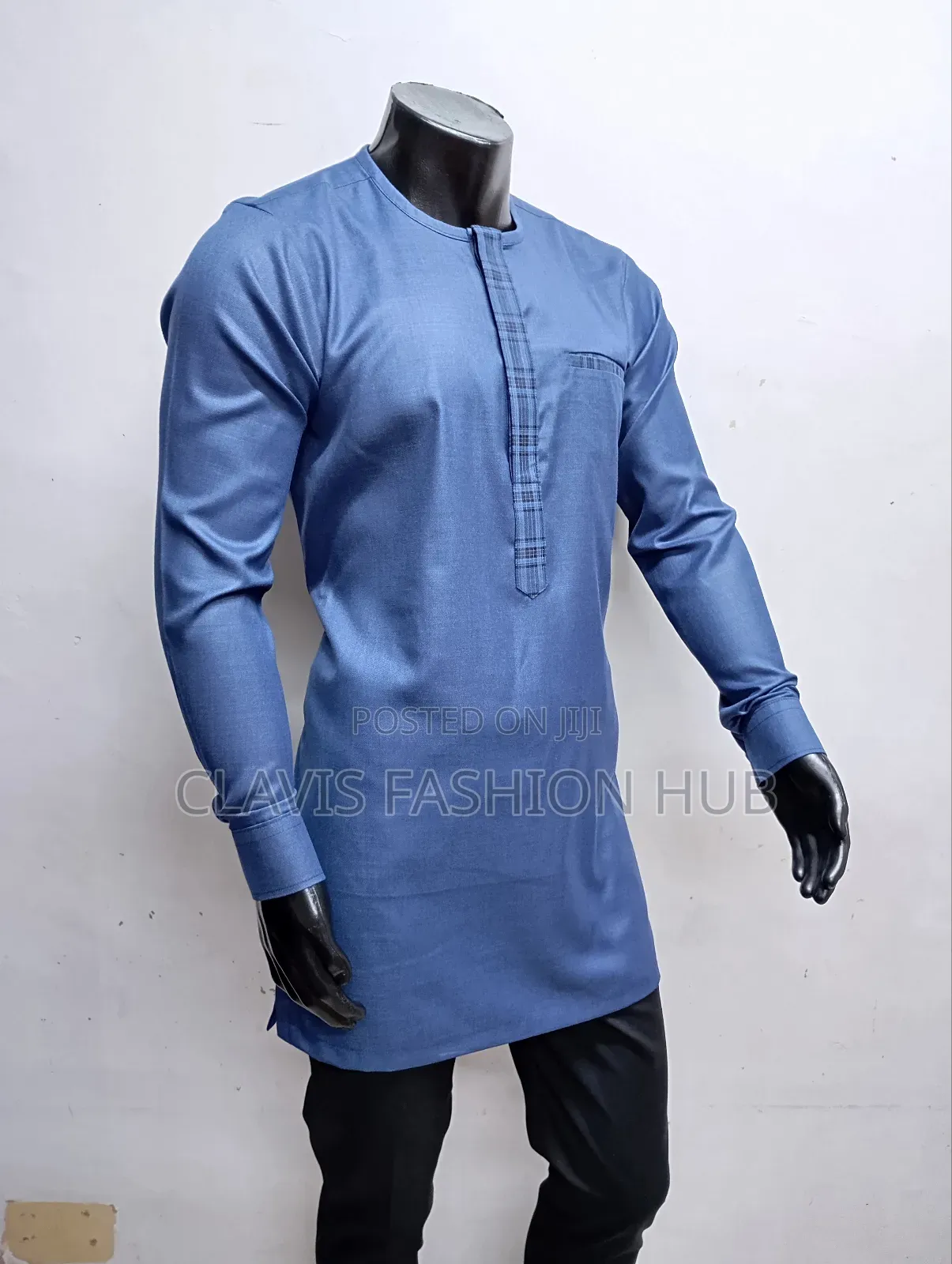 Grey Blue Executive Senator Shirts for Men