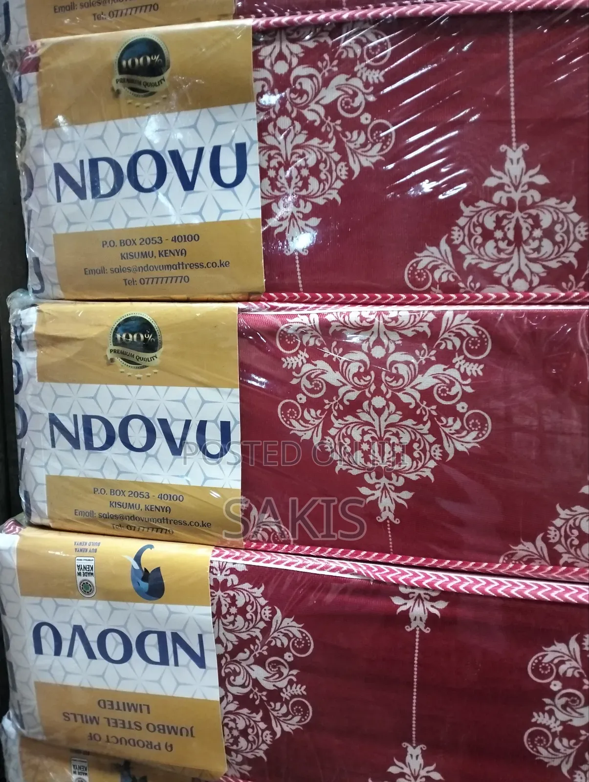 6500! 5 X 6 High Density Ndovu Mattresses! Free Delivery