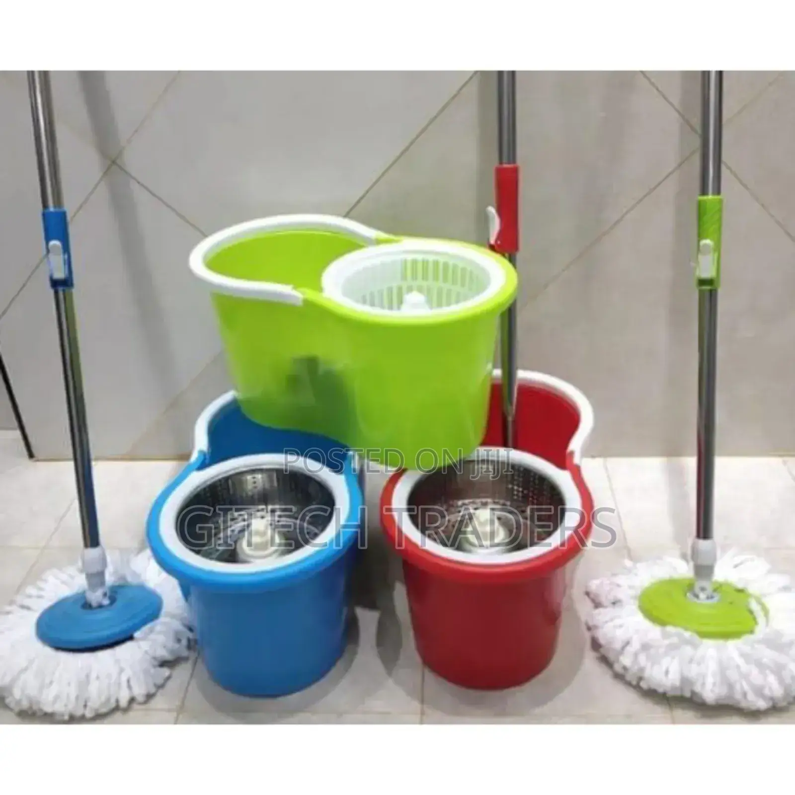 Brand New Spin Mop (Blue Green Red)