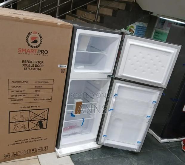 Smart Pro SFR-150-DT-I Double Door Refrigerator, 121L -