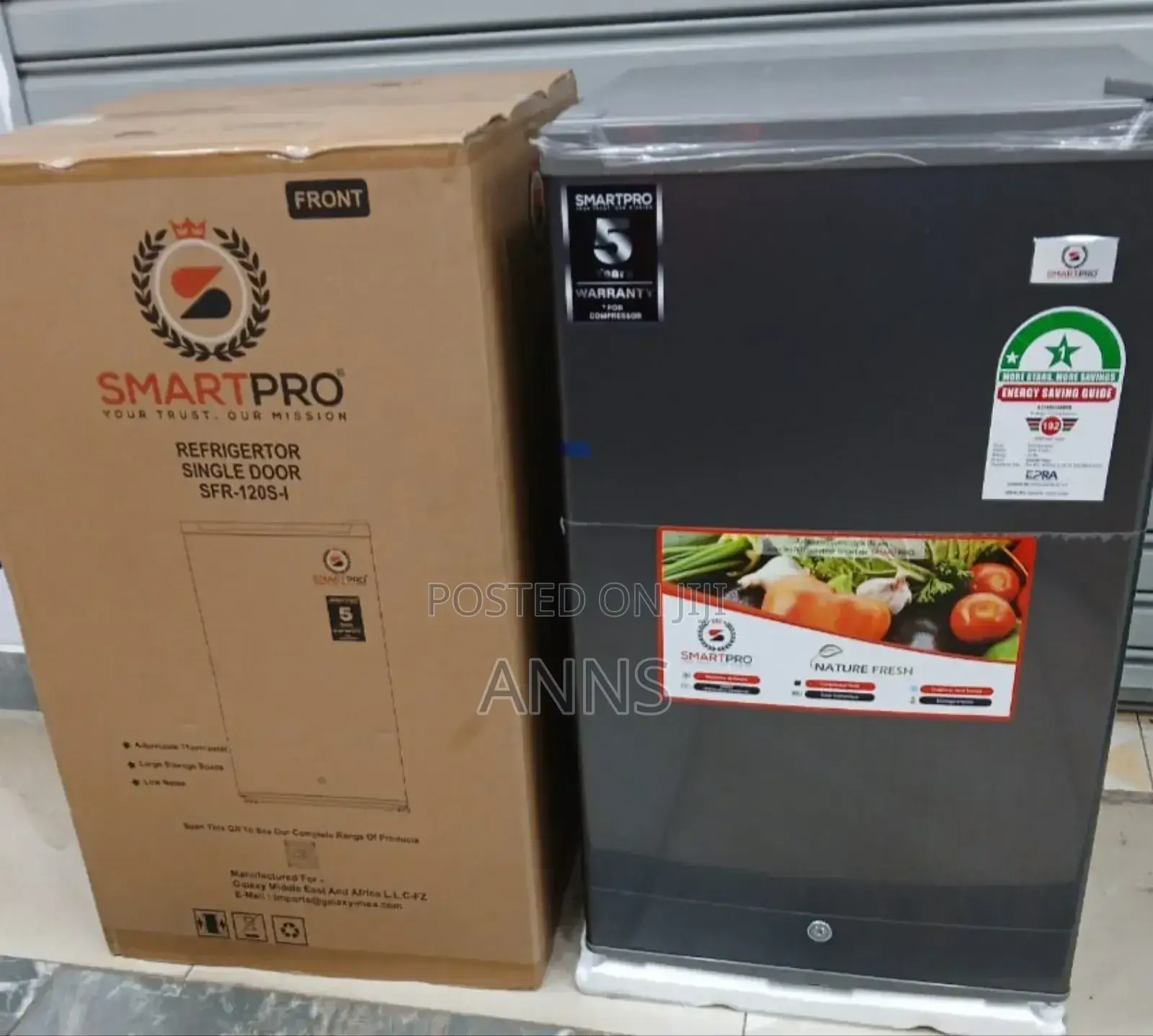 Smart Pro SFR-120S-I Single Door Refrigerator - 90 Litres