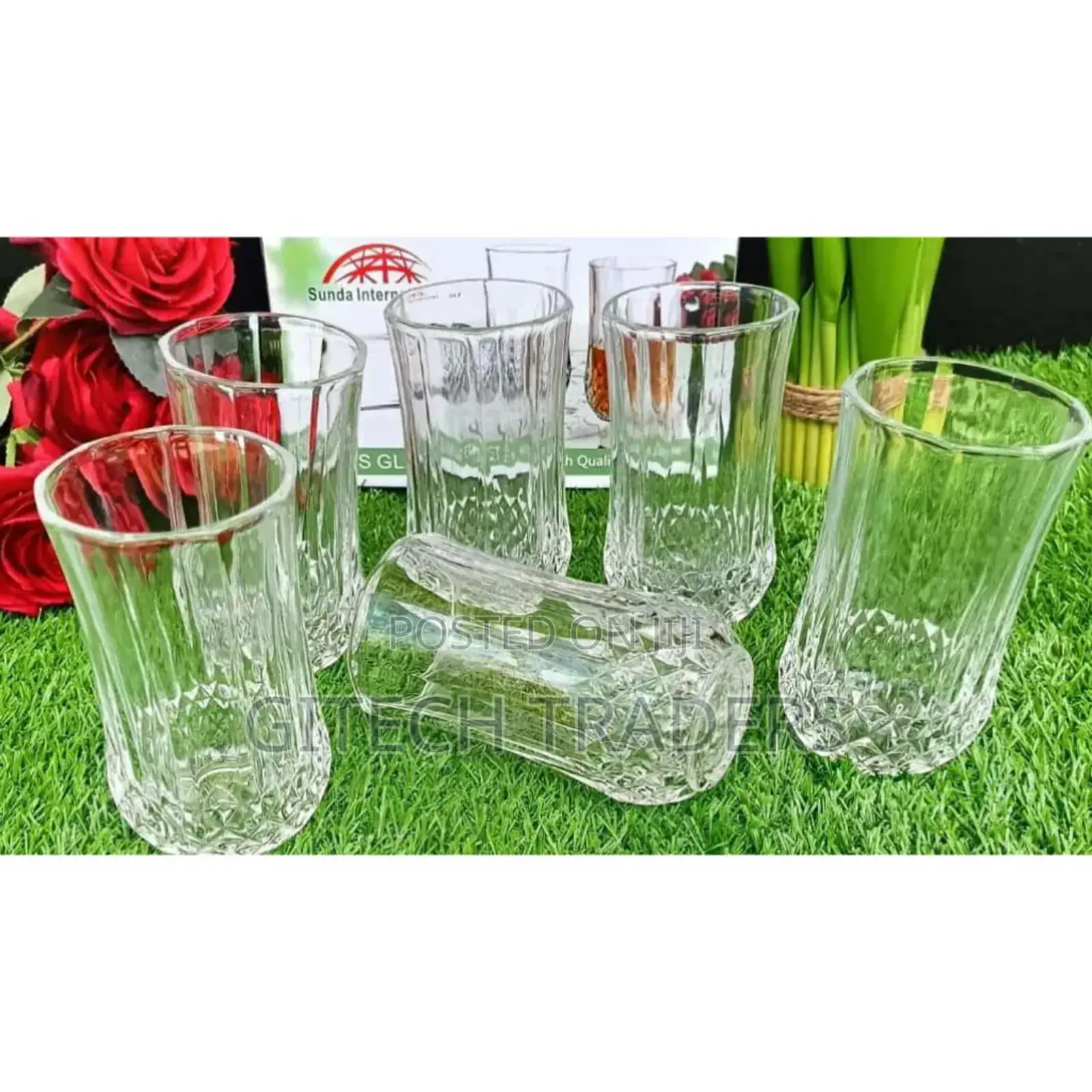 Glasses Long Diamon6 PCS