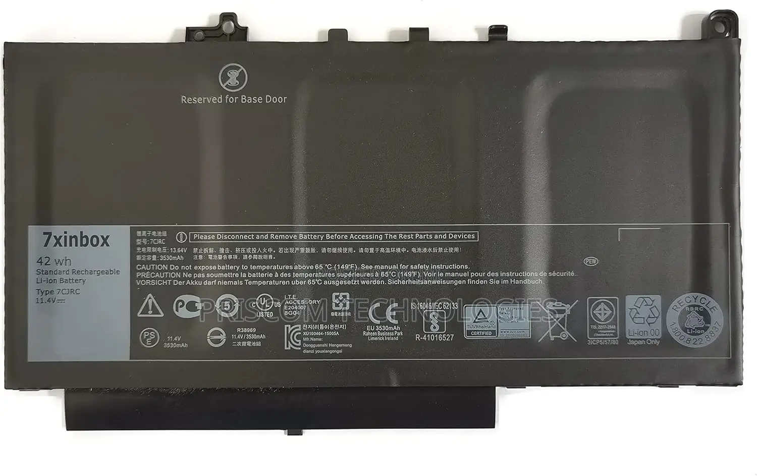 Dell 7CJRC For Latitude 7470 Laptop Battery
