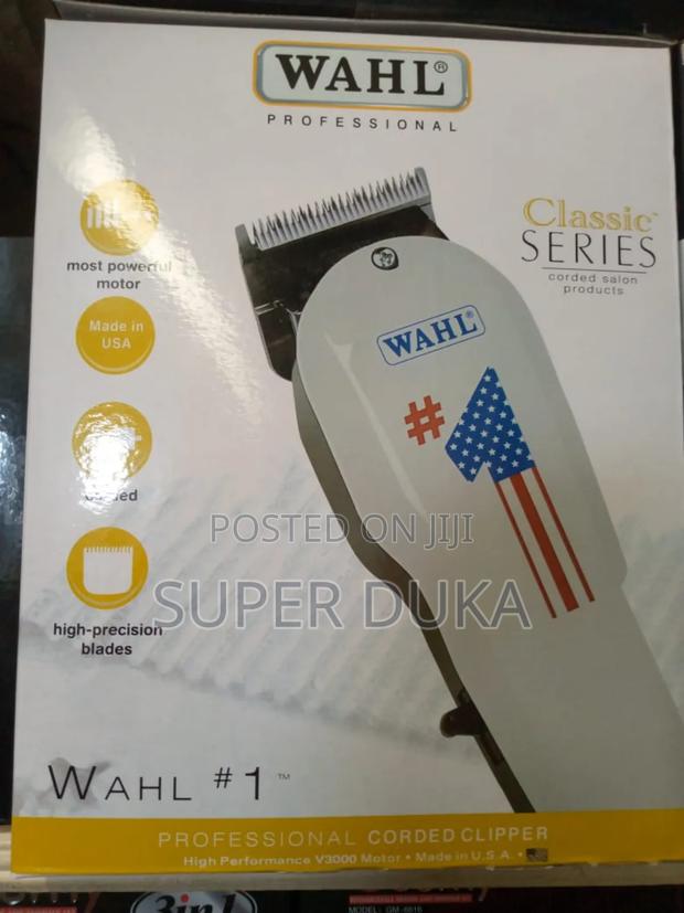 Wahl #1 Professional Corded Clipper.Made in USA.Harsh # 1