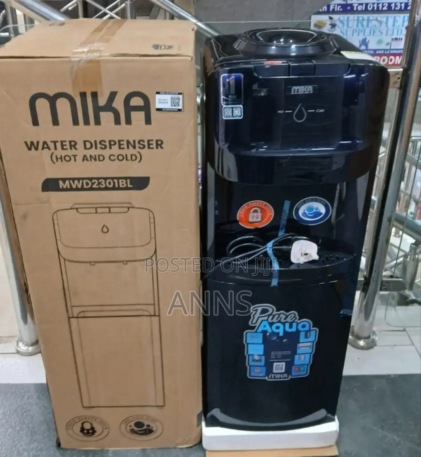 Mika 2 Taps MWD231BL~ Hot Cold Water Dispenser
