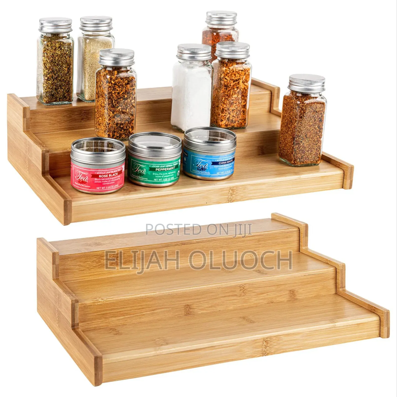 30x23x11cm 3 Step Bamboo Organizer