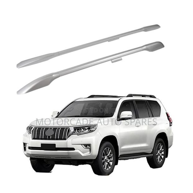 Toyota Landcruiser Prado 2012-2020 Silver Roof Rails - main view