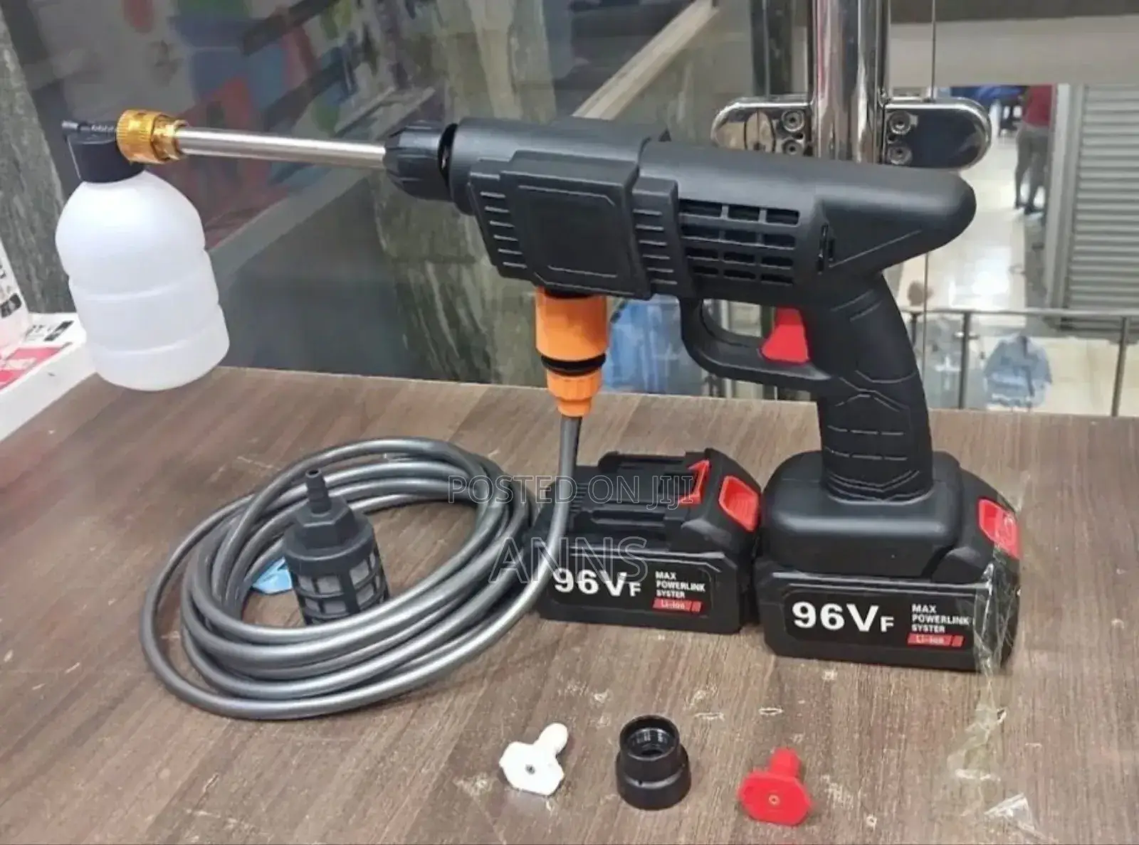 Car Washer Gun With Two 96v Batteries