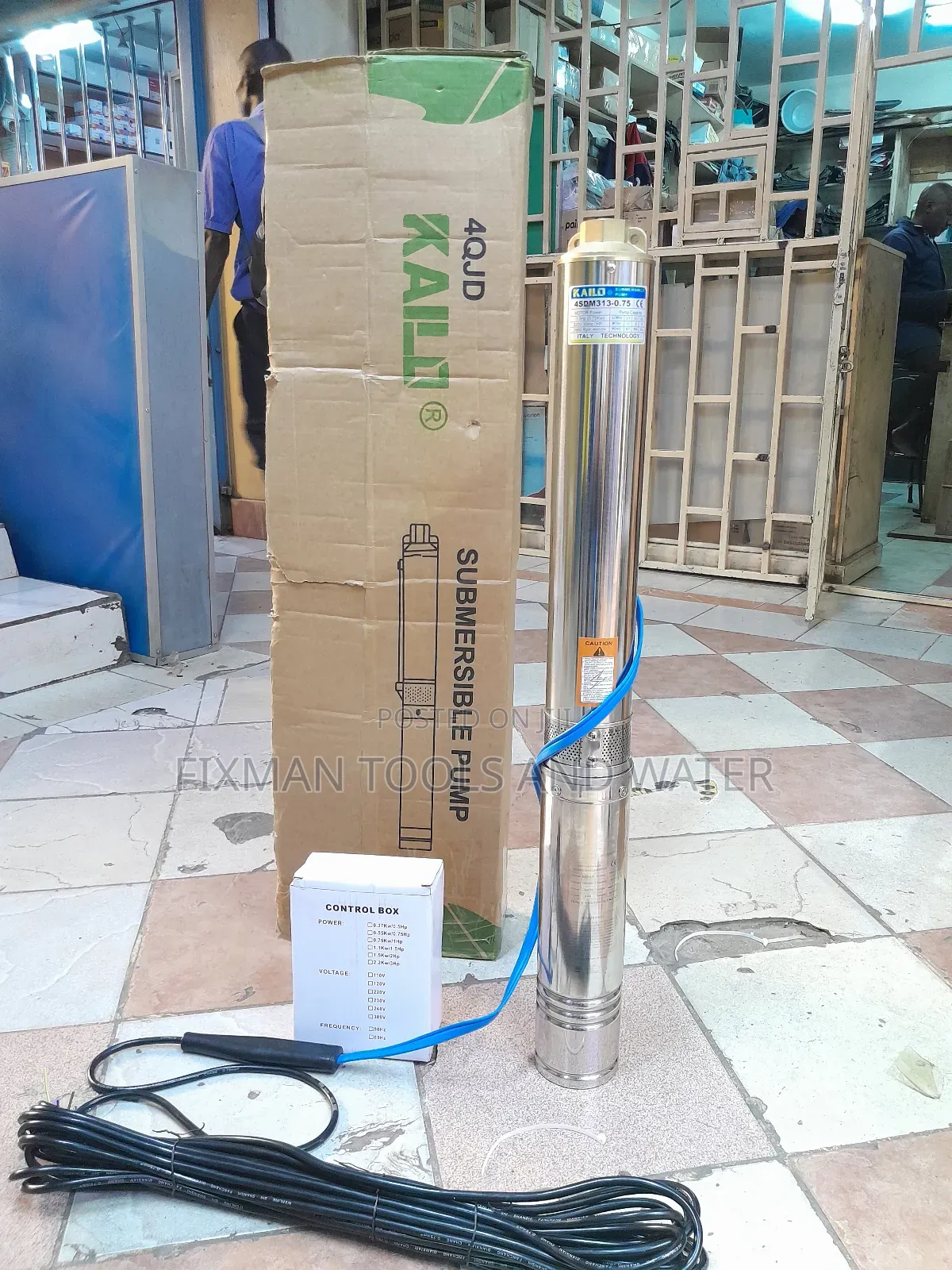 Kailo Submersible Water Pump 1hp 81M Head