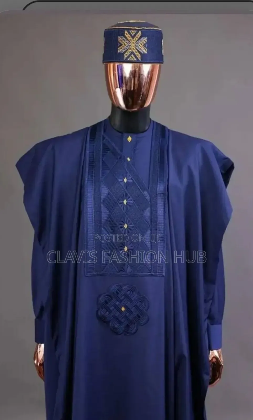Blue Agbada for African Men
