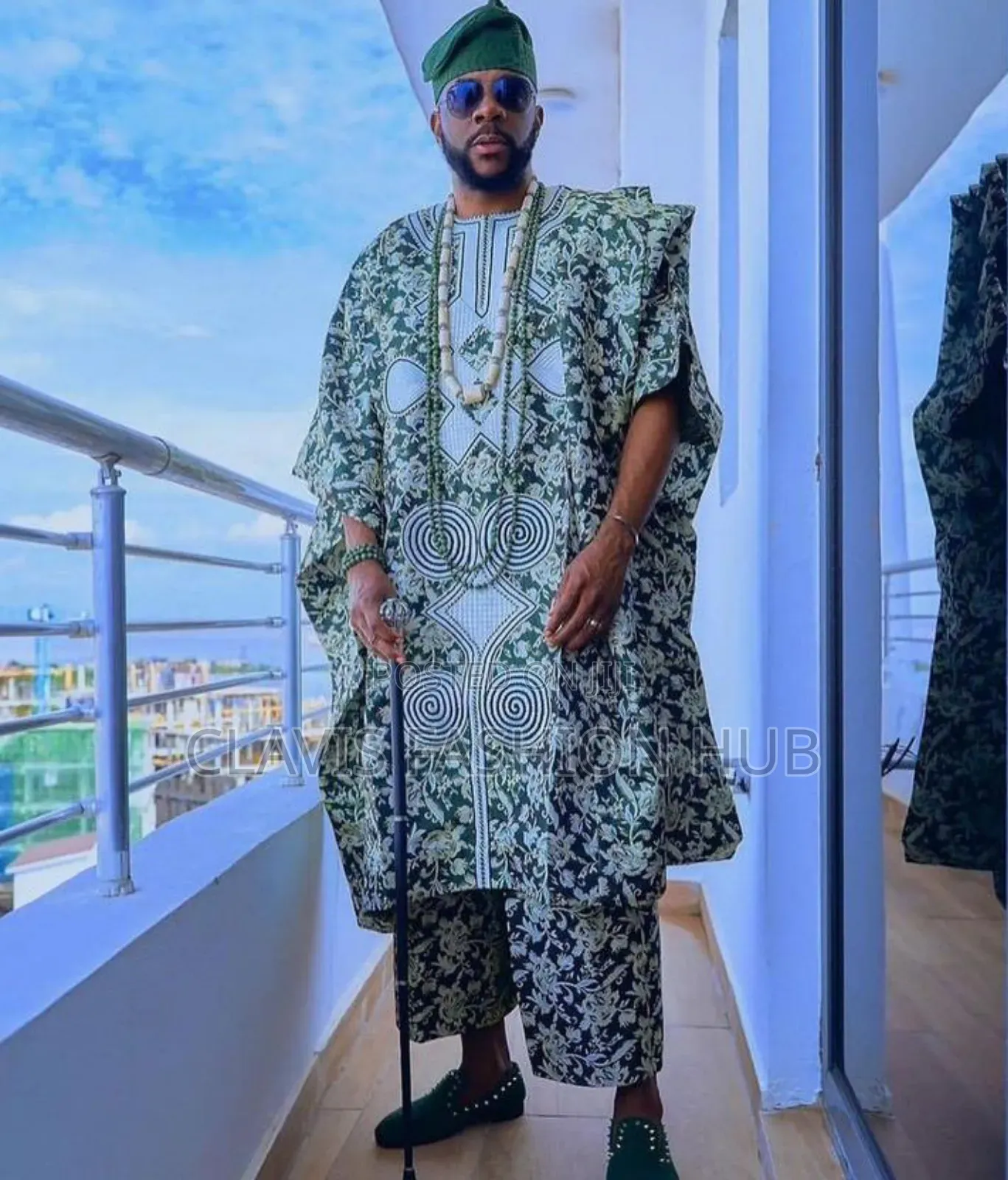 Blue Agbada for African Men
