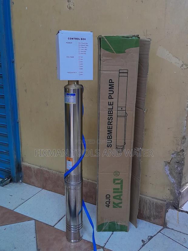 Kailo Deep Well Submersible Water Pump 1hp 81M + Control Box - main view
