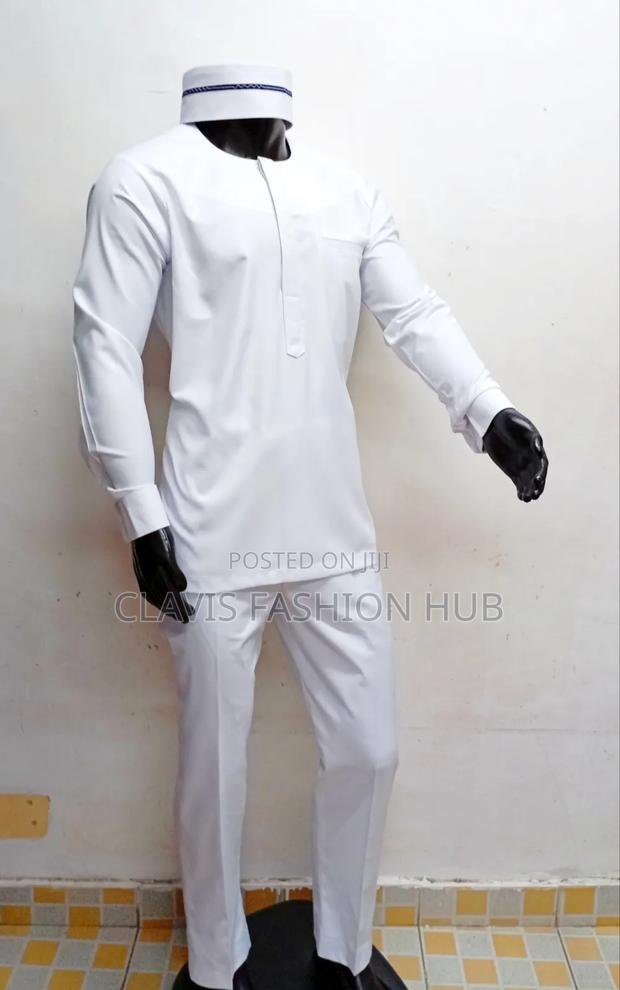 Nigerian Agbada Set Shirt, Trousers, Outer Cover - thumbnail 3