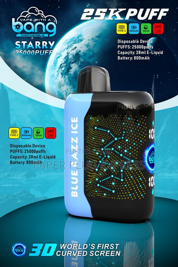 Bang Starry Galaxy 25000: Puffs Disposable Vape Pod - thumbnail 6