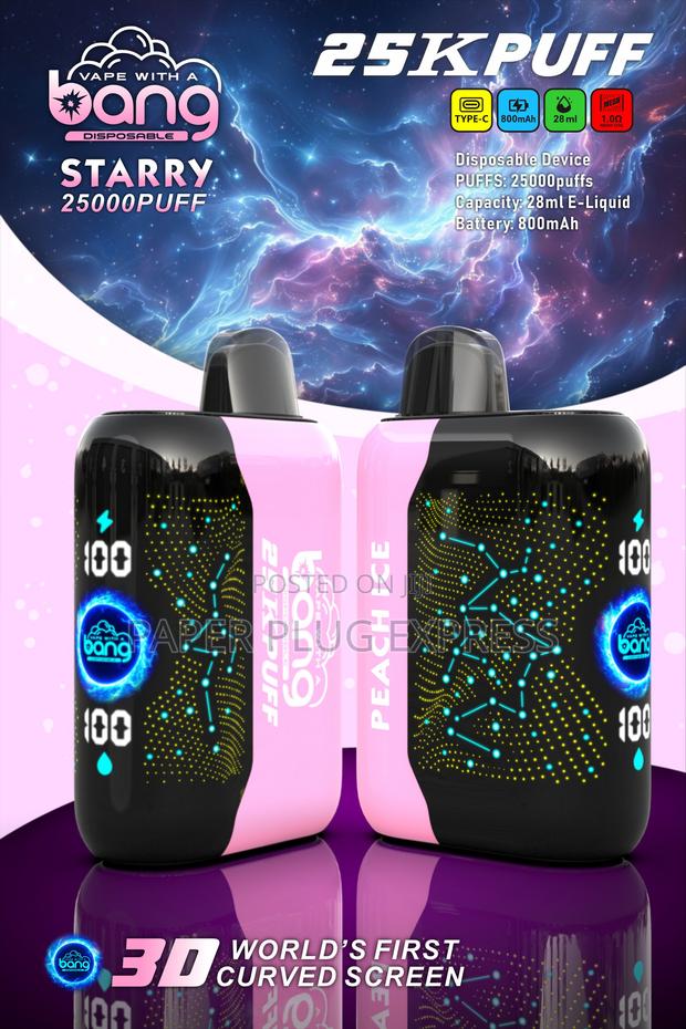 Bang Starry Galaxy 25000: Puffs Disposable Vape Pod - thumbnail 8