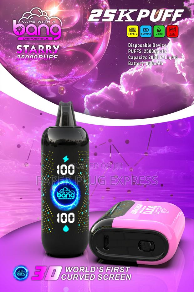 Bang Starry Galaxy 25000: Puffs Disposable Vape Pod - thumbnail 9