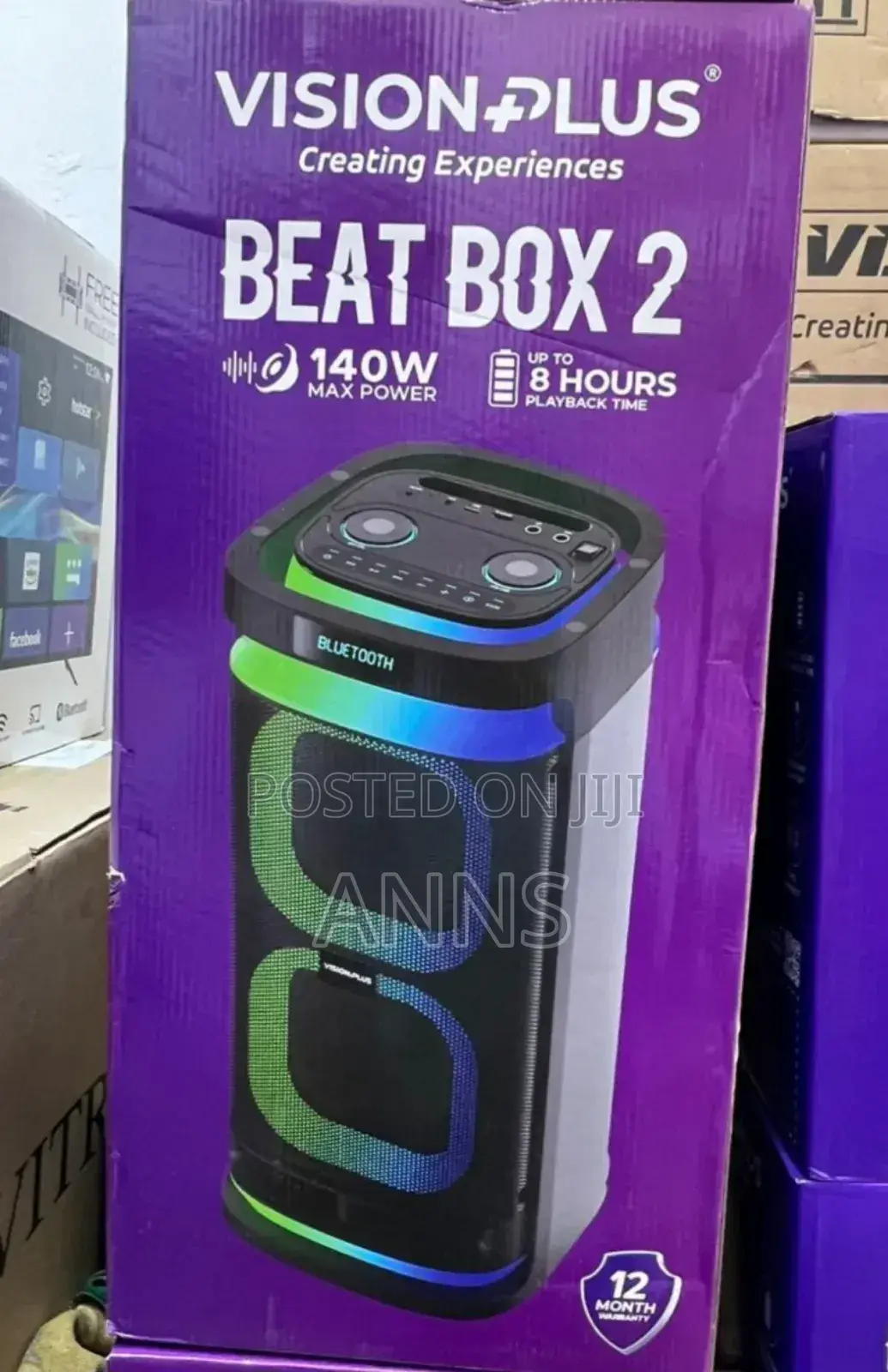 Vision Beat Box 2 Upto 8hrs Playback Time