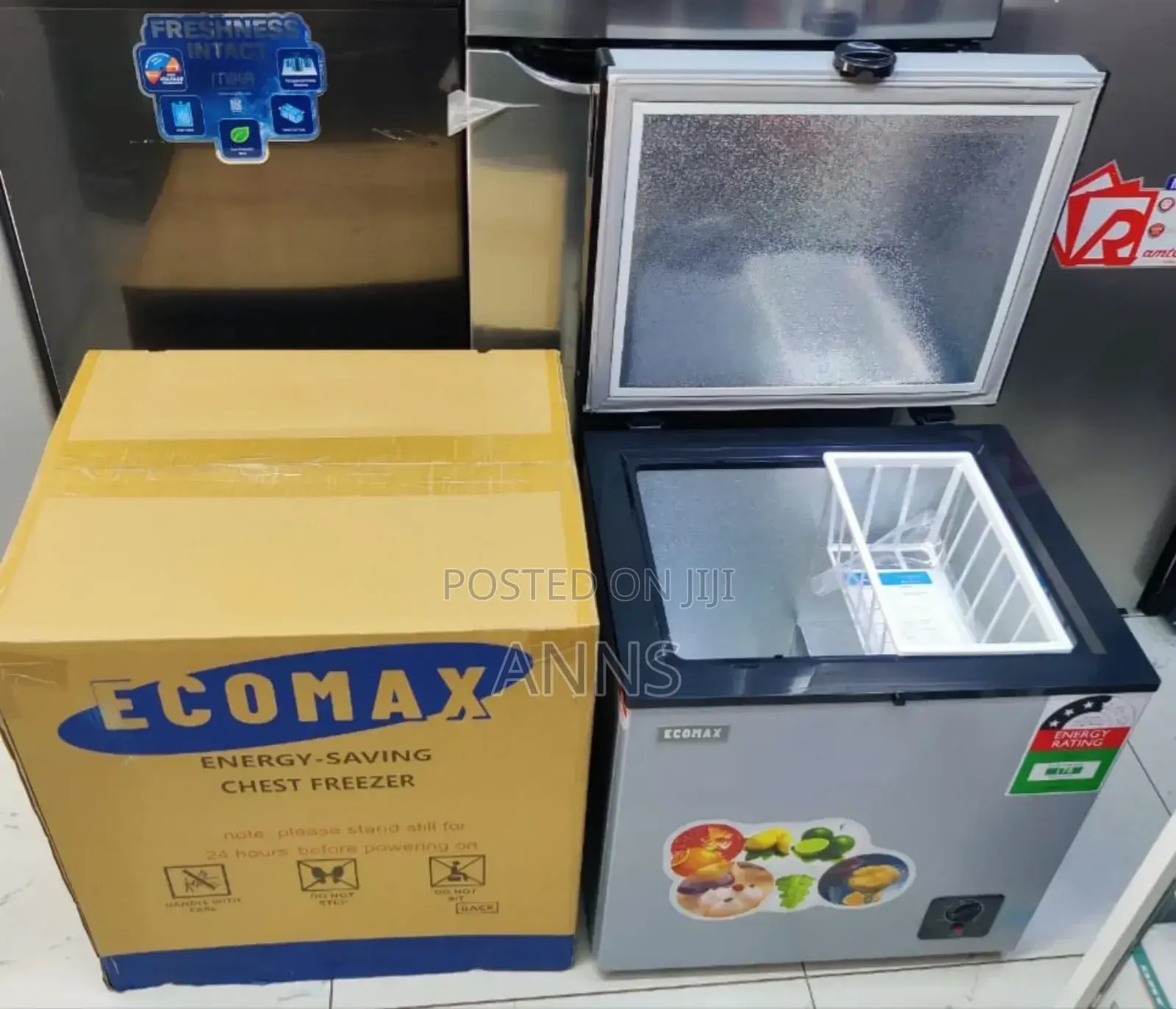 60 Litres Chest Freezer- Ecomax Longer Fresh