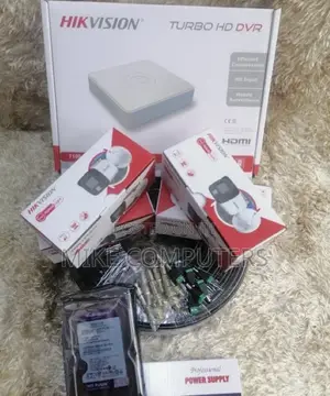Hikvision Complete CCTV Kit With 4 Cameras (1080p/2mp).