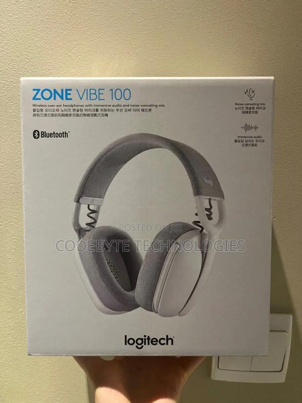 Logitech Zone Vibe 100 Over the Ear Wireless Headphones - main view