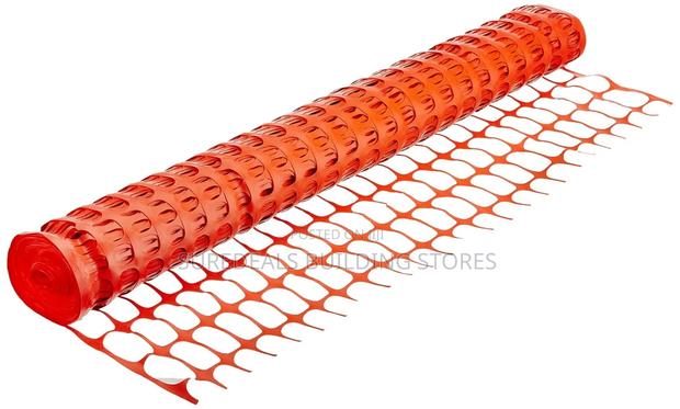 Premium Quality Construction Safety Net (50m X 1m) Orange. - main view