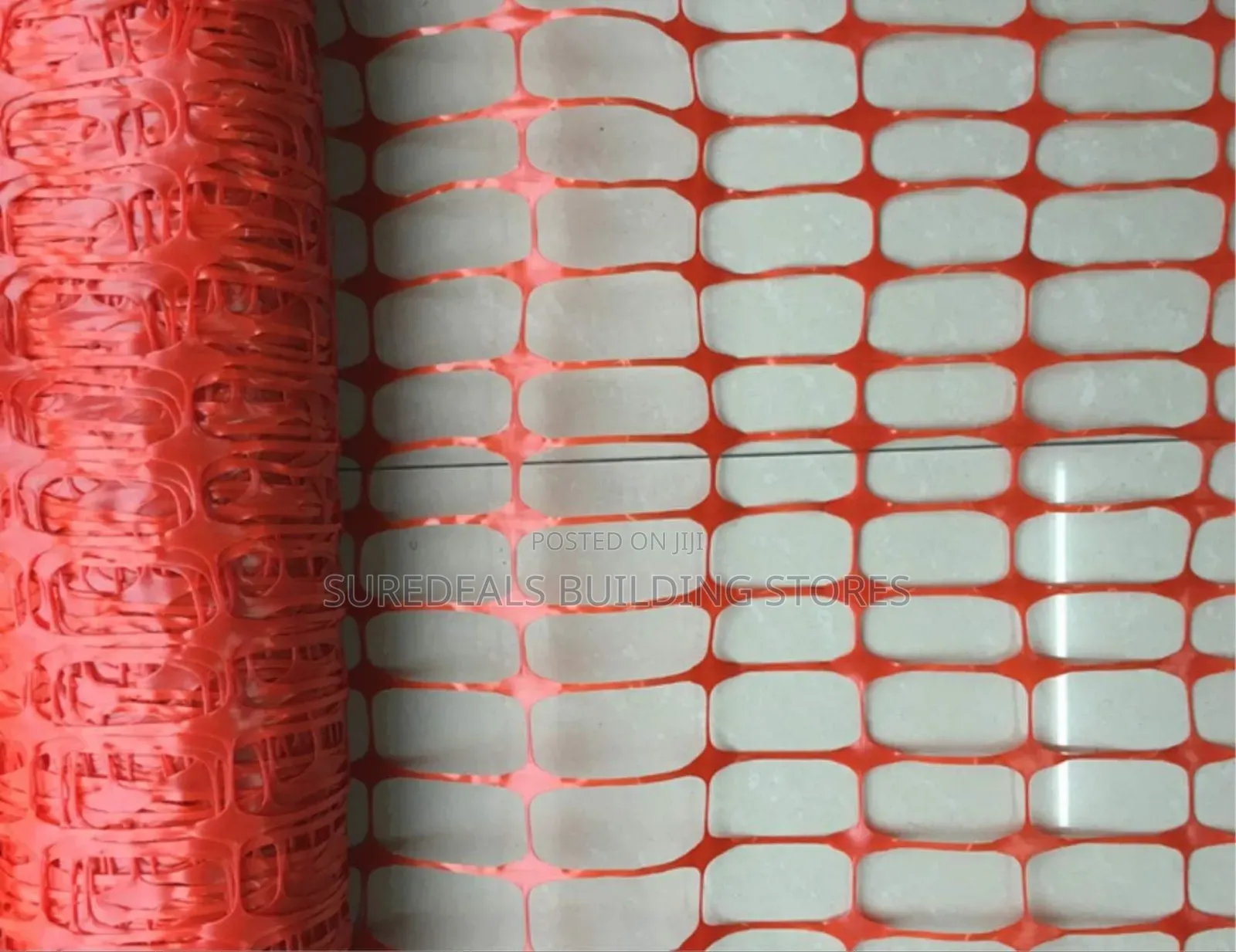Premium Quality Construction Safety Net (50m X 1m) Orange.