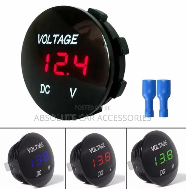 Round Voltage Display