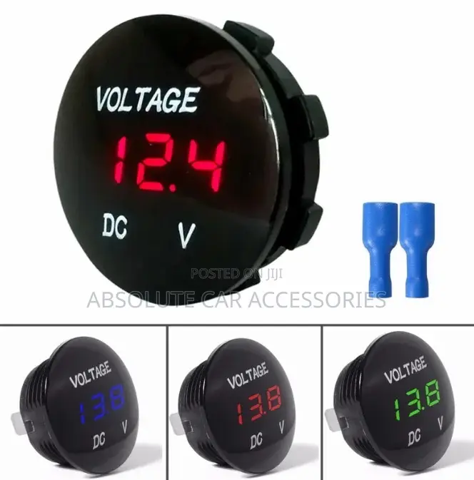 Round Voltage Display