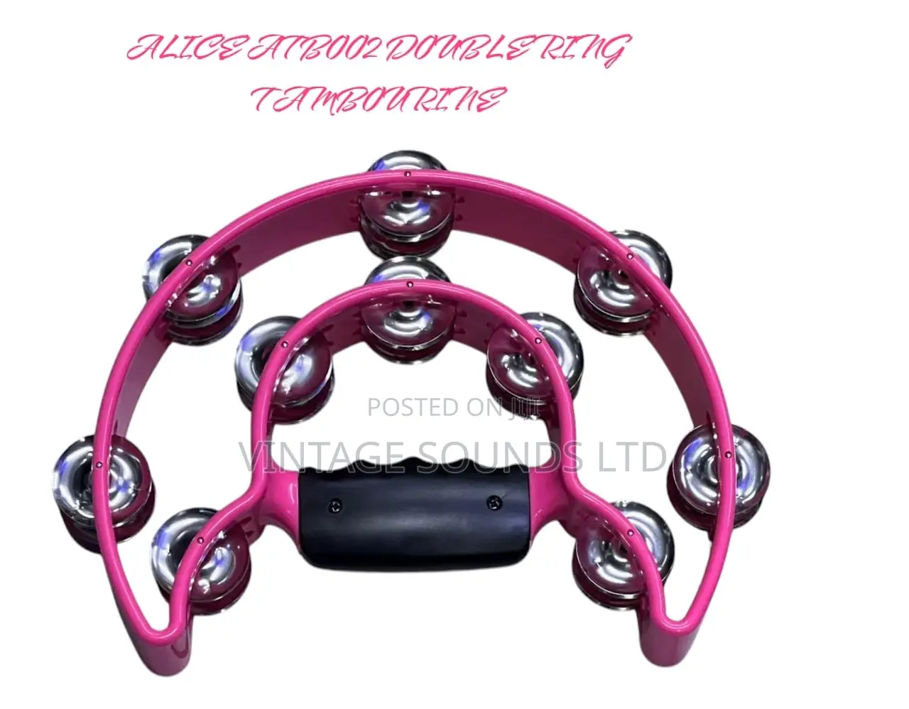 Alice Atb00 Percussion Half Moon Tambourine Different Color