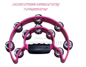Alice Atb00 Percussion Half Moon Tambourine Different Color