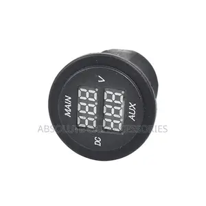 Round Dual Voltage Display