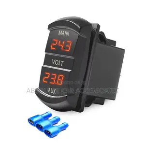 Square Dual Voltage Display