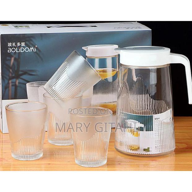 Heat Resistant Glass Cold Water Kettle **