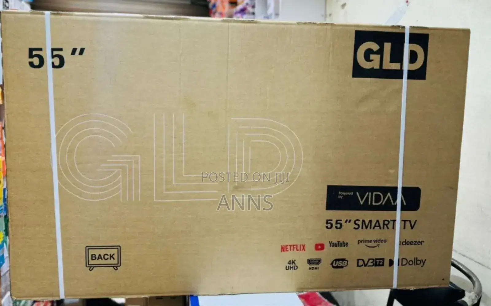GLD 55" Vidaa Smart Frameless Tv