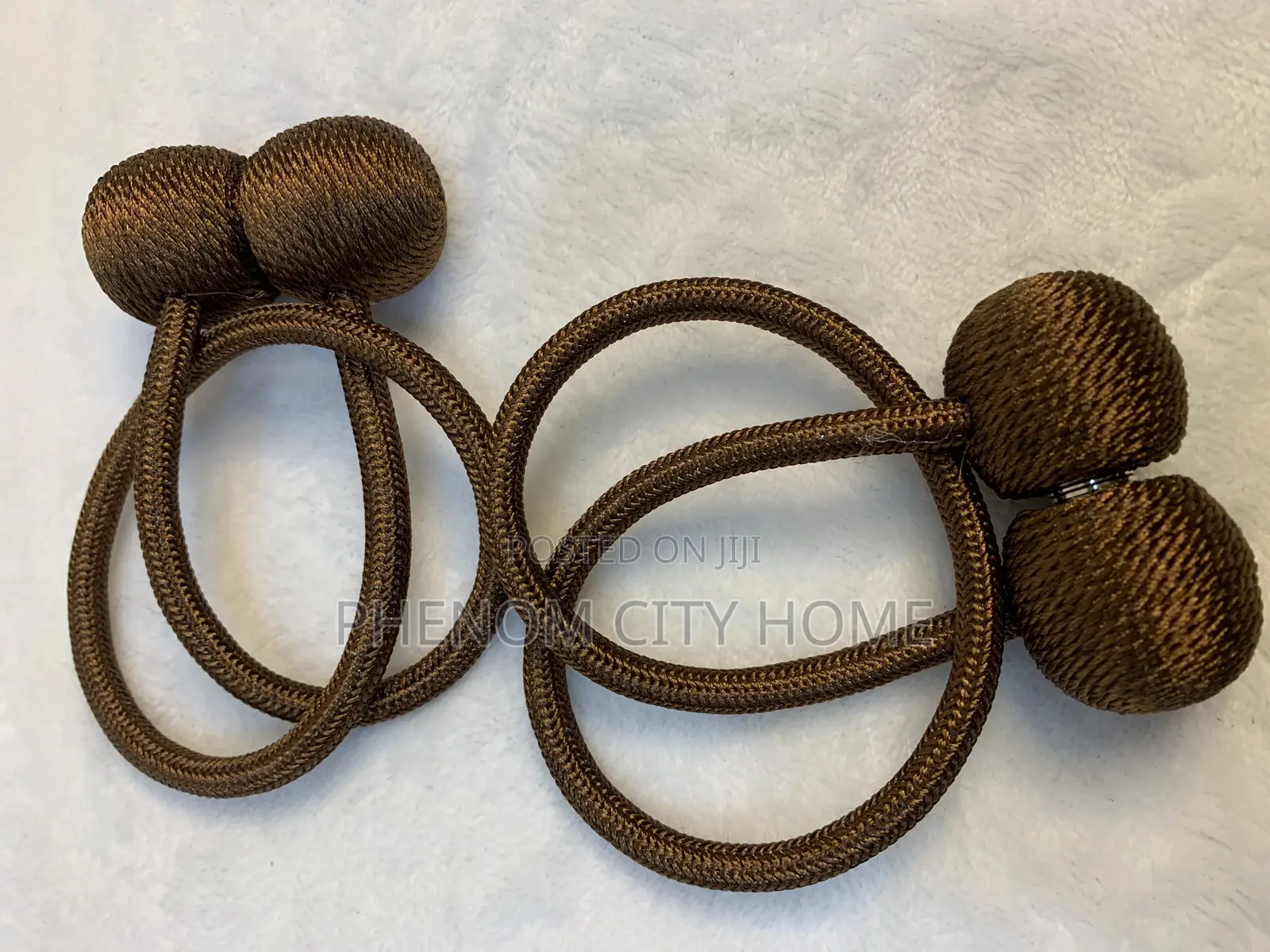 Gold Magnetic Curtain Holders Available