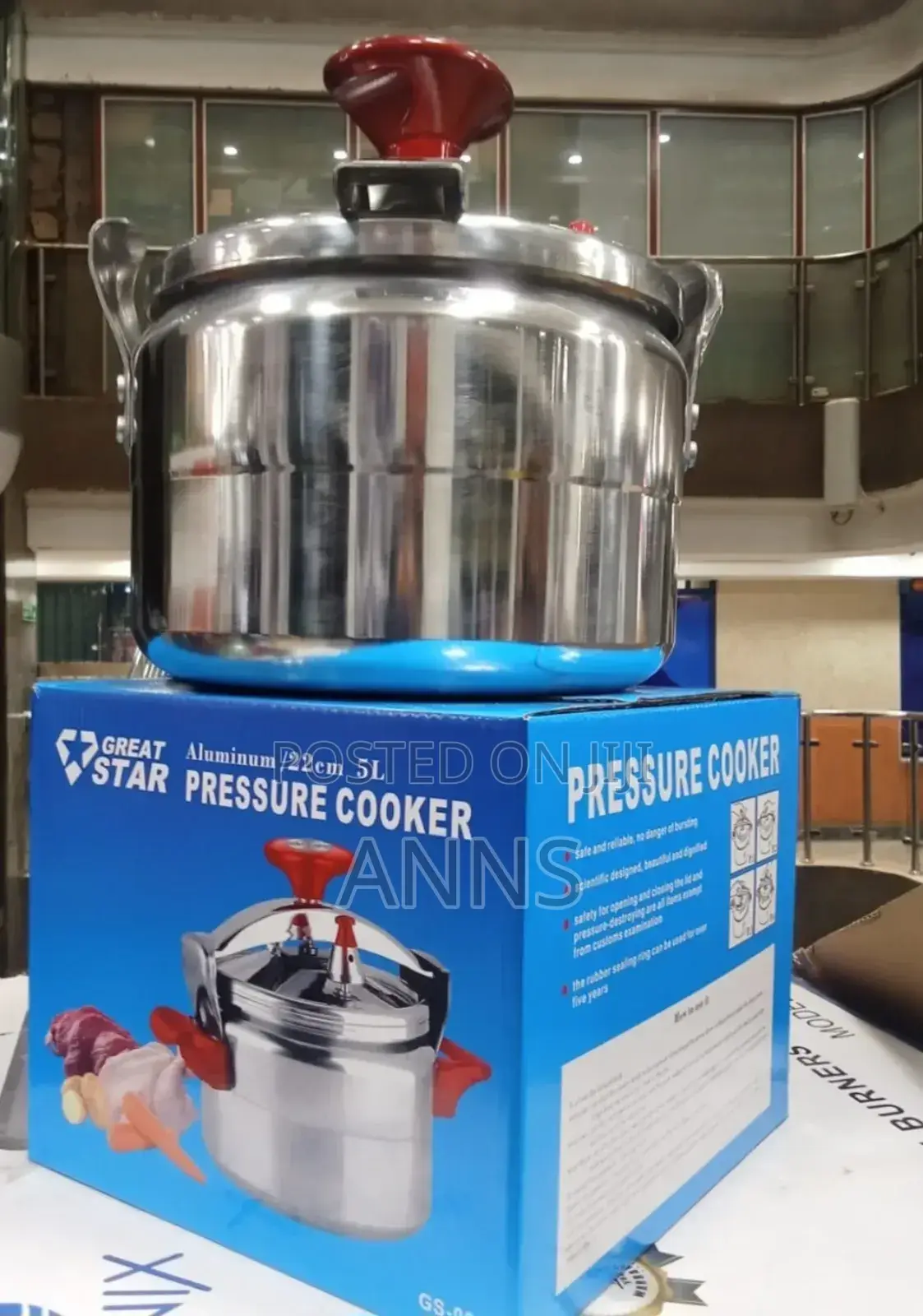 5 Litres Manual Pressure Cooker