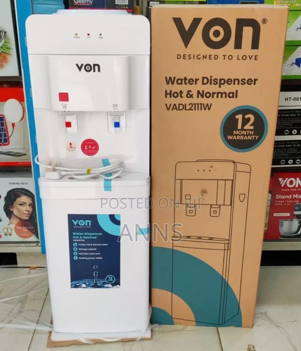 Von 2 Tap Hot Normal Water Dispenser