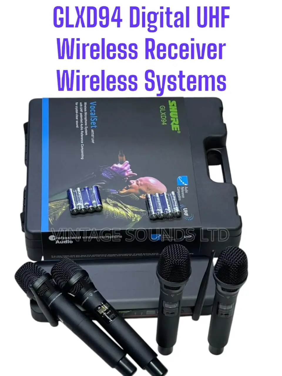 Shure Glxd94 Digital 4pcs Wireless Microphone System
