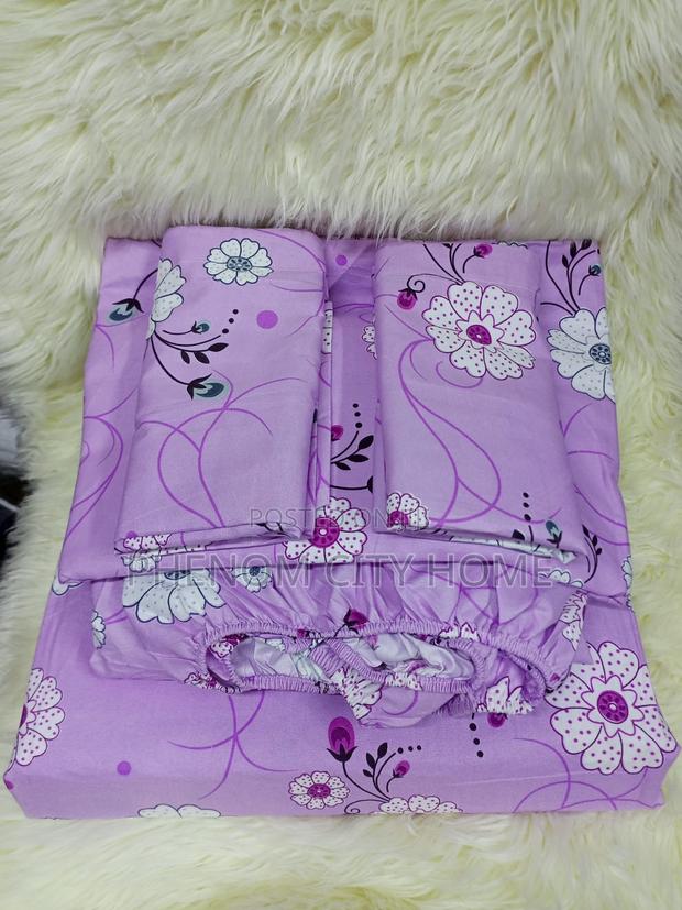 Patterned 5pc Mattress Cover Set