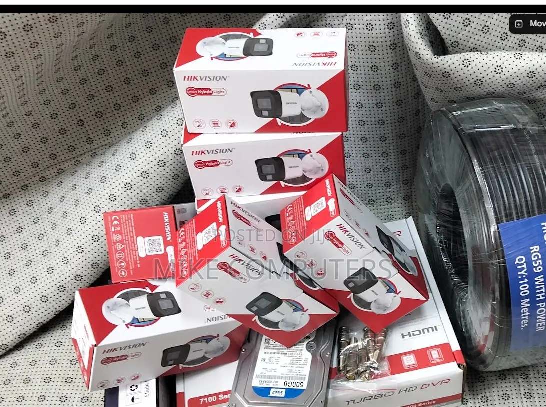 8 Cameras Complete KIT Hikvsion