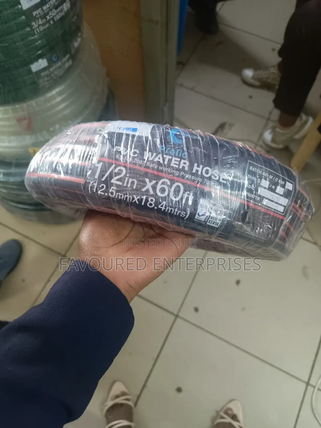 Hose Pipe 1/2 by 60 Ft Zebra